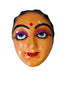 BookMyCostume Indian Aunty 70s Woman Retro Theme Female Mask Navrang Dance Fibre Face Mask for Adults Girls Girls Fancy Dress Costume Accessory